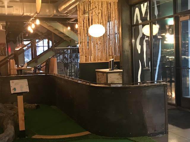 Miniature Golf course with features